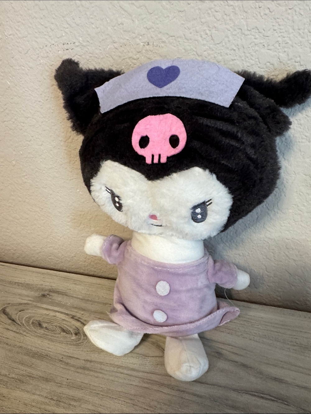 Sanrio Kuromi Plush - Black, Pink, Lavender